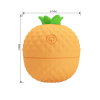 Кліторальний пульсатор PRETTY LOVE Pineapple Secret помаранчевий, 5,7 х 5,1 см