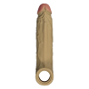 Реалістична вібронасадка Shaft Vibrating Sheath Size 2 Oak з пультом, 22.3 см