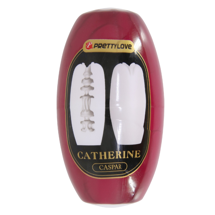 Мастурбатор вагина яйце PRETTY LOVE CATHERINE Caspar білий, 7.4 х 3.5 см