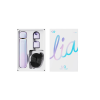 Вакуумний кліторальний стимулятор Zalo Lia Lavender Purple, 3 насадки, 3 режими, різна інтенсивність