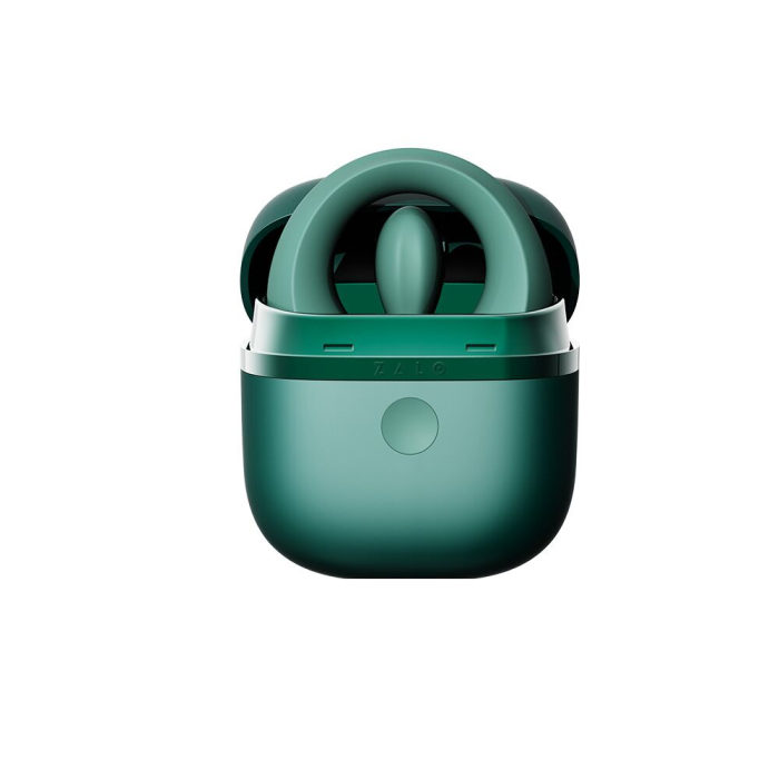 Ерекційне смарт-віброкільце Zalo Apis Turquoise Green, до 4 годин роботи, зарядний кейс