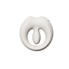 Ерекційне смарт-віброкільце Zalo Apis Ivory White, до 4 годин роботи, зарядний кейс