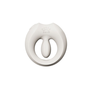 Ерекційне смарт-віброкільце Zalo Apis Ivory White, до 4 годин роботи, зарядний кейс