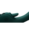 Смарт-вібратор Zalo Ares Turquoise Green, підігрів, 3 мотори, язичок для клітора, стимуляція точки G