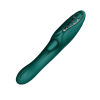 Смарт-вібратор Zalo Ares Turquoise Green, підігрів, 3 мотори, язичок для клітора, стимуляція точки G