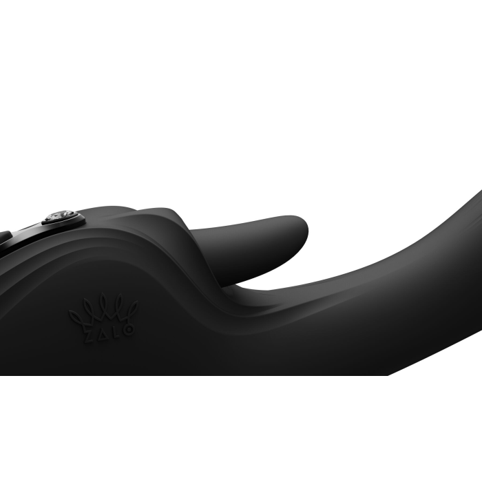 Смарт-вібратор Zalo Ares Obsidian Black, підігрів, 3 мотори, язичок для клітора, стимуляція точки G
