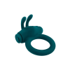 Ерекційне кільце з віброкулею Evolved Playboy Bunny Buzzer, зелене