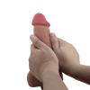 Фалоімітатор з рухомою шкірою Pretty Love Emeka, гнучкий, на присосці, 23.4 х 4.7 см