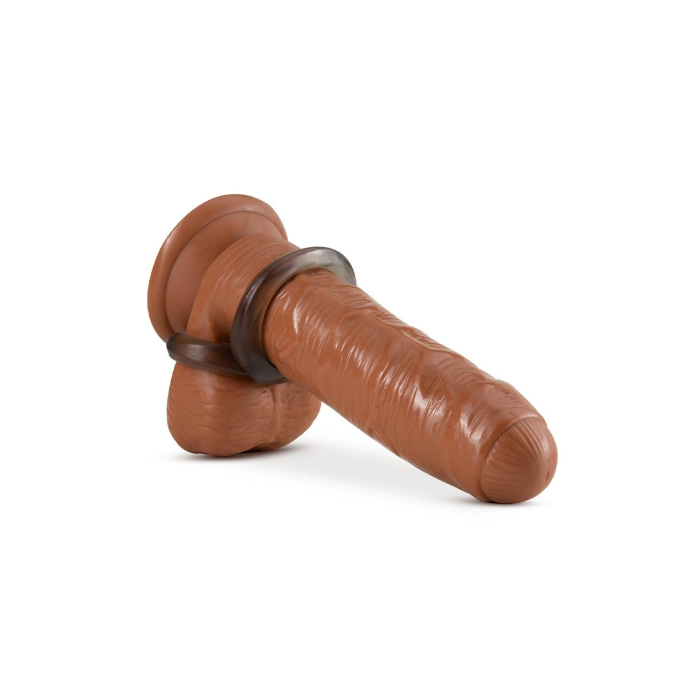 Кільце ерекційне Blush Stay Hard подвійне, прозоре, 7 см