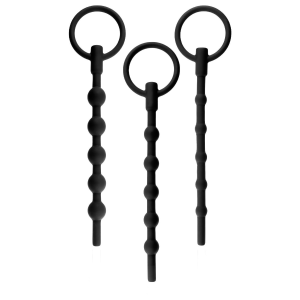 Набір уретральних катетерів NMC Knot Knot чорний, 3 шт