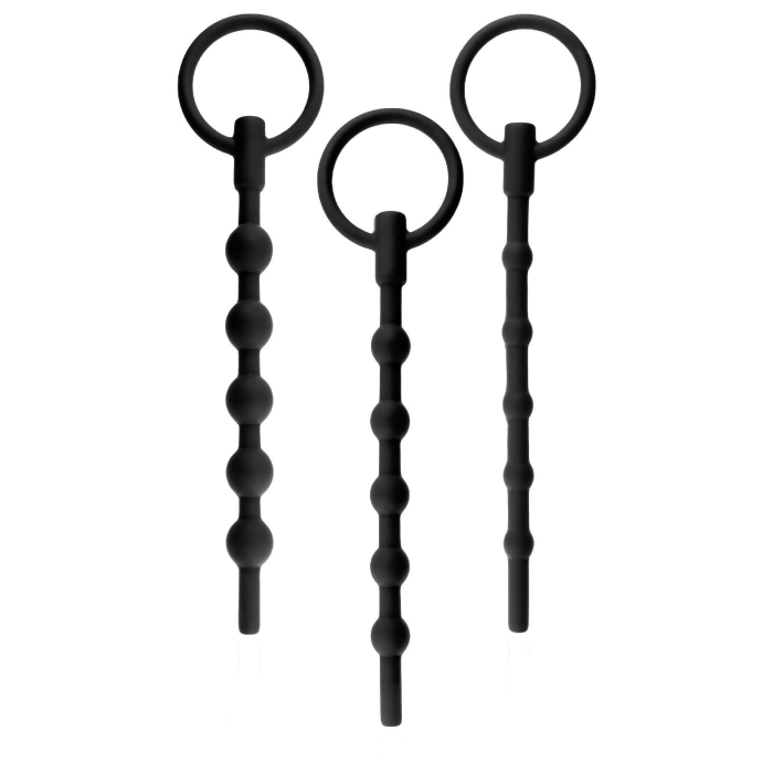 Набір уретральних катетерів NMC Knot Knot чорний, 3 шт