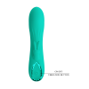 Вібратор-кролик PRETTY LOVE DJ Stick бірюзовий, 12.7 х 2.7 см