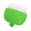 Кліторальний стимулятор із язичком Pretty Love APPLE Secret, зелений