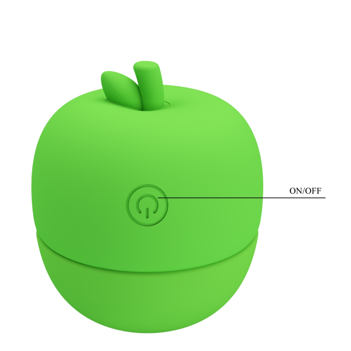 Кліторальний стимулятор із язичком Pretty Love APPLE Secret, зелений