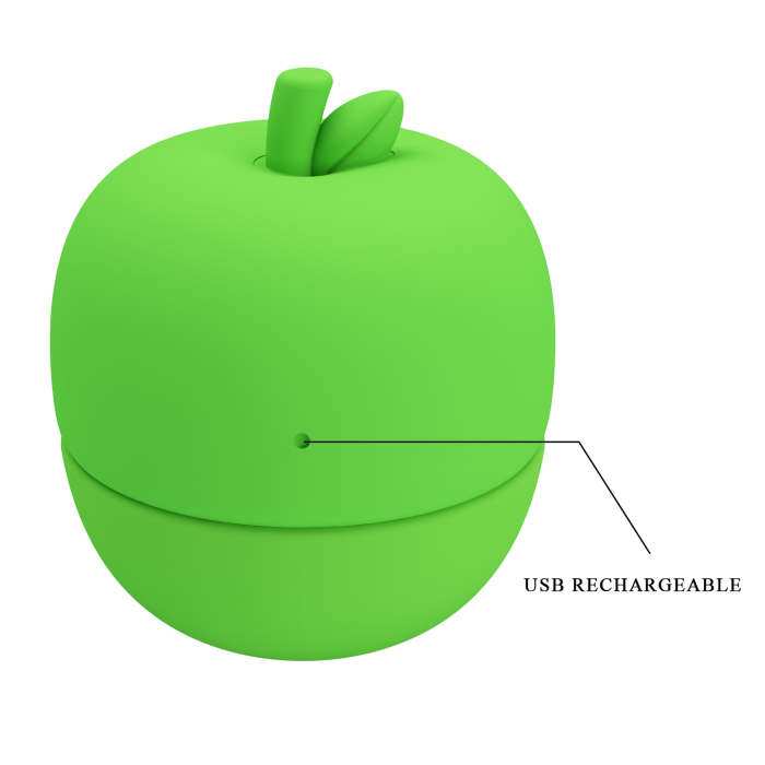 Кліторальний стимулятор із язичком Pretty Love APPLE Secret, зелений