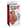Мастурбатор 2 входу Pipedream PDX Plus анус та вагіна, 16.5 см