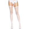 Панчохи Leg Avenue Daisy Dot Fishnet Stockings One Size White