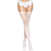 Панчохи Leg Avenue Daisy Dot Fishnet Stockings One Size White