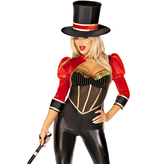 Костюм циркачки Leg Avenue Circus Ringmaster Diva Catsuit L