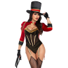 Костюм циркачки Leg Avenue Ravishing Ringmaster Bodysuit M