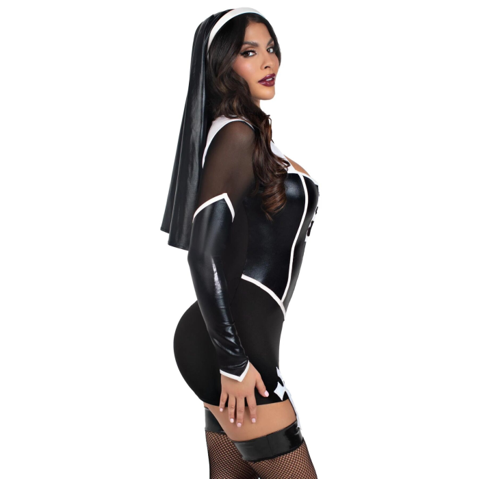 Костюм черниці Leg Avenue Holy Hottie Dress XS