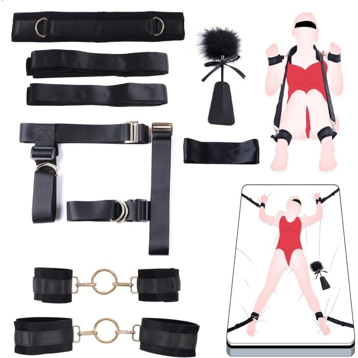 БДСМ-набір LOCKINK YEAHWOW Bed Restraint set