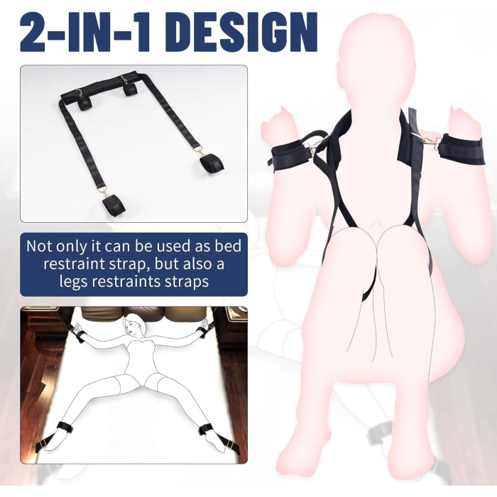 БДСМ-набір LOCKINK YEAHWOW Bed Restraint set