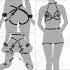 БДСМ-набір LOCKINK YEAHWOW Forced Nadu pose correction set