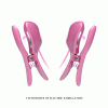 Віброзатискачі для сосків Pretty Love Nipple Clip з електростимуляцією, рожеві