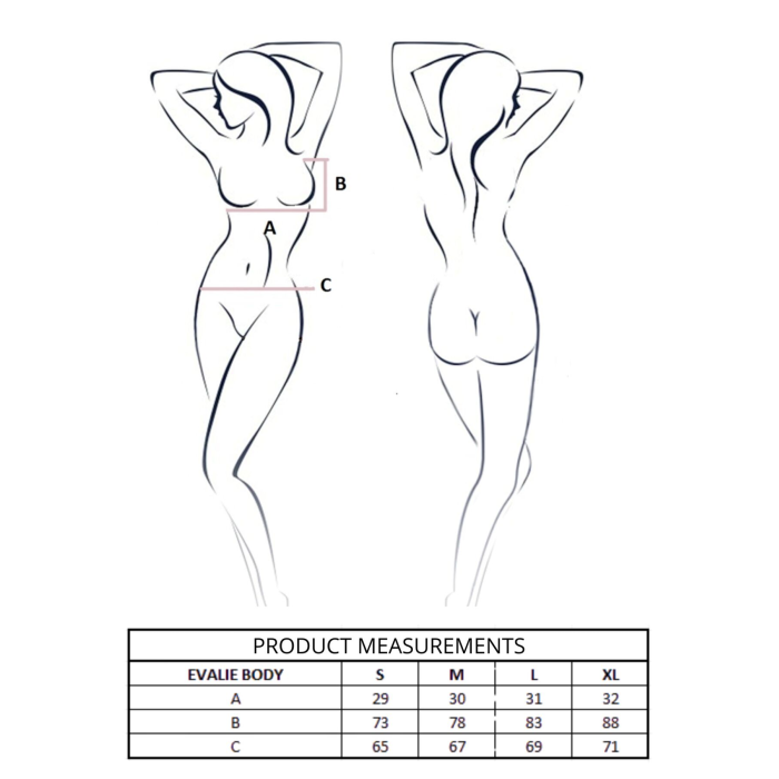 Боді Passion EVALIE BODY white S