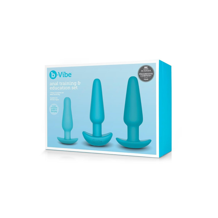 Набір для анального сексу B-Vibe Anal Training 7 предметів, синій