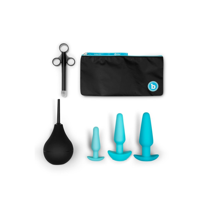 Набір для анального сексу B-Vibe Anal Training 7 предметів, синій