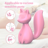 Міні-вібратор кліторальний Every Night Toys Doris у формі лисиці світло-рожевий, 10 режимів вібрації