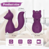 Міні-вібратор кліторальний Every Night Toys Doris у формі лисиці фіолетовий, 10 режимів вібрації