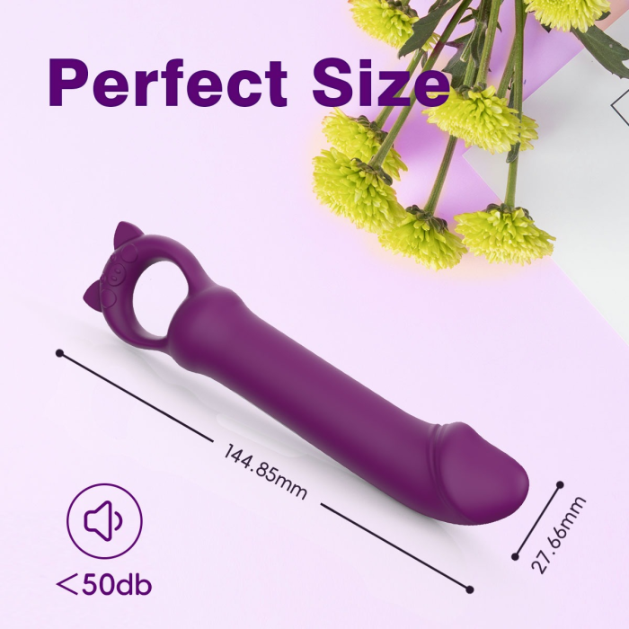 Міні-вібратор Every Night Toys Grace фіолетовий, 10 режимів вібрації