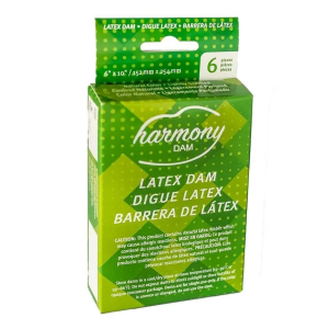 Серветка для орального сексу Harmony з латексу, 6 шт