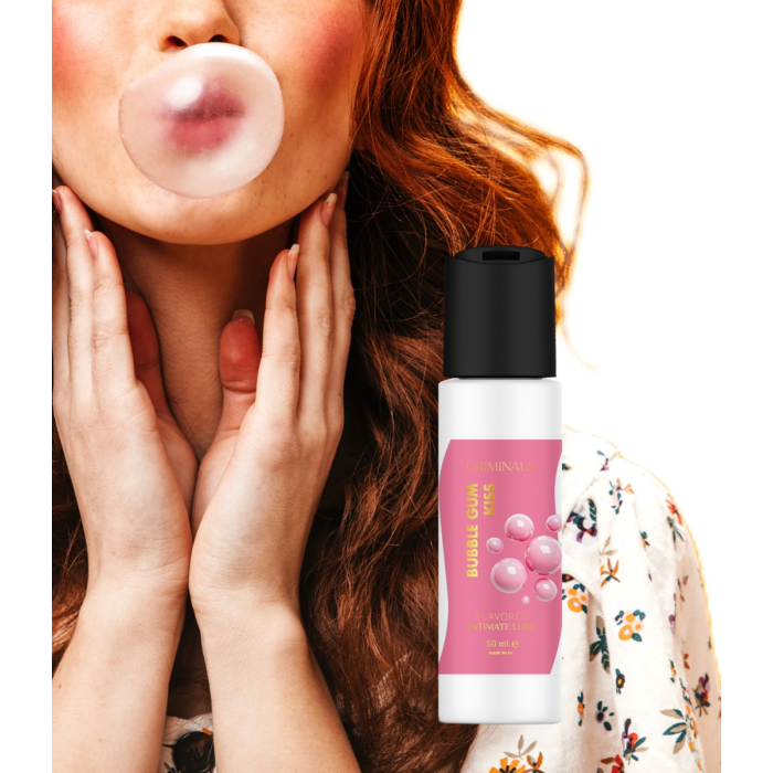Їстівний лубрикант Driminals Kiss Bubble Gum зі смаком жуйки, 30 мл