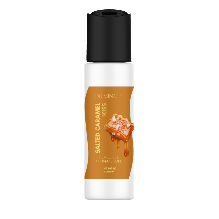 Їстівний лубрикант Driminals Kiss Salted Caramel зі смаком солоної карамелі, 30 мл