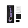 Анальне намисто з вібрацією LELO Soraya Beads Violet Dusk, різний діаметр намистин, 8 режимів