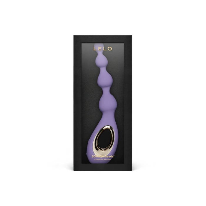 Анальне намисто з вібрацією LELO Soraya Beads Violet Dusk, різний діаметр намистин, 8 режимів