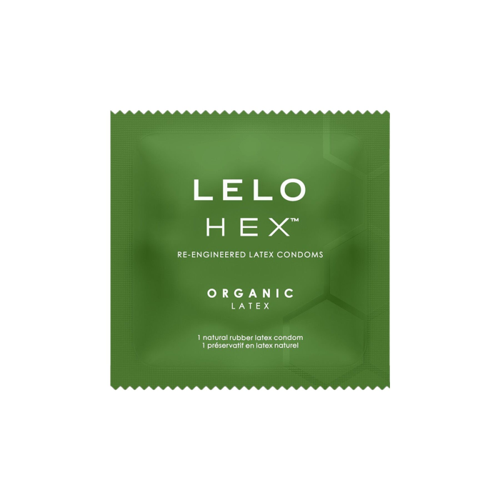 Презервативи LELO HEX Condoms Organic 3 Pack, тонкі та суперміцні