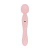 Вібромасажер Good Vibes Only - SIMI Double-Sided Wand Vibrator Soft Silicone - Pink