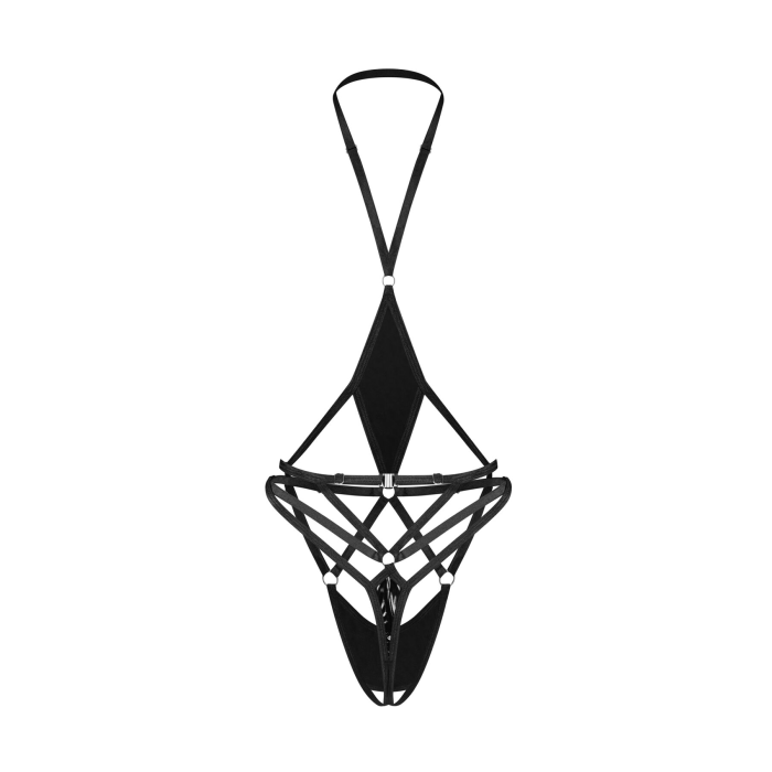 Боді Obsessive Keira Lise crotchless teddy L/XL