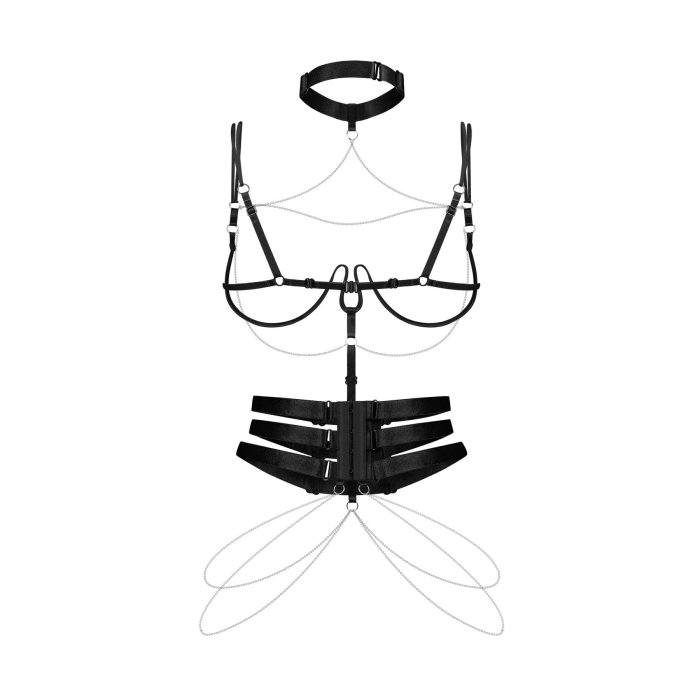 Портупея Obsessive Premisis Black harness S/M/L