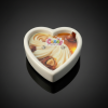 Масажна свічка з ароматом горіхового крему Candy Nut Cream у формі серця, 70 мл