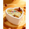 Масажна свічка з ароматом горіхового крему Candy Nut Cream у формі серця, 70 мл