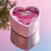 Масажна свічка з ароматом жуйки Candy Bubble Gum у формі серця, 70 мл