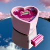 Масажна свічка з ароматом жуйки Candy Bubble Gum у формі серця, 70 мл
