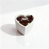 Масажна свічка з ароматом шоколаду Candy Chocolate у формі серця, 70 мл