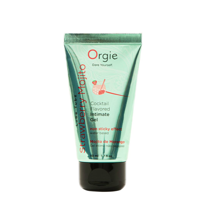 Розпродаж!!! Лубрикант на водній основі Orgie Lube Tube Strawberry Mojito 50мл (термін 31.07.2026)